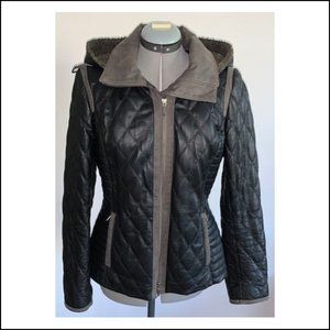 Danier - Black Winter Leather Jacket - SALE